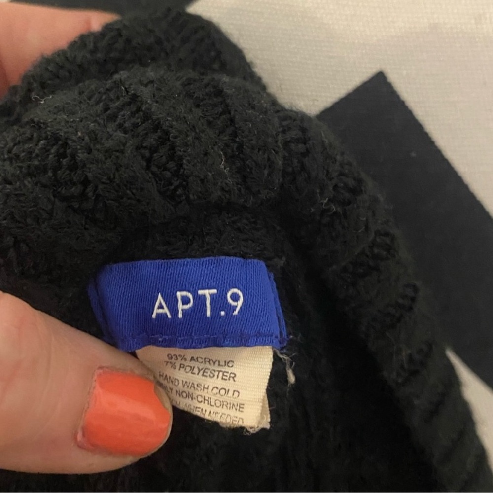 Apt 9 Shaw Overhead Turtleneck With Sparkles - image 2